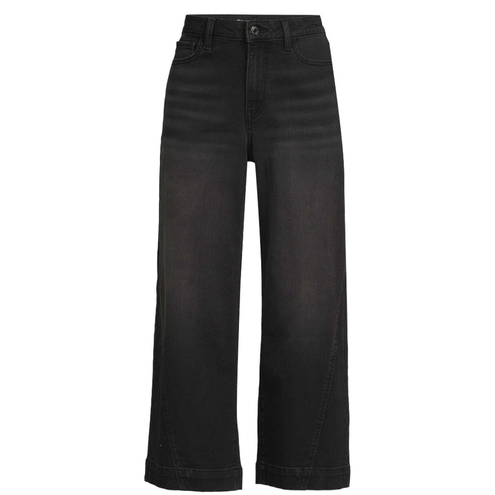 Time and Tru Black Flare & Wide Leg Jeans
